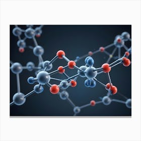 Molecule Structure 2 Canvas Print