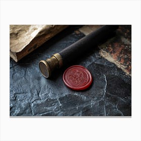 Wax Seal Canvas Print