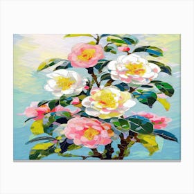 Camellia Painting 1 Canvas Print