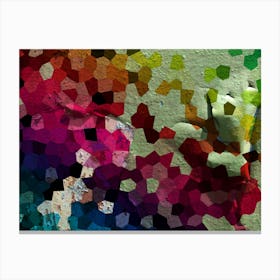 Abstract Modern Mosaic Canvas Print