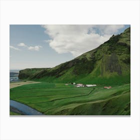 Aerial View Of Iceland Canvas Print