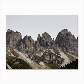 Towering Mountains In Austria Canvas Print