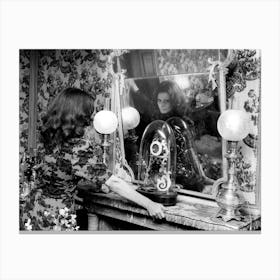 Sophia Loren Mirror Image Canvas Print