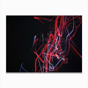 Abstract Light Painting 2 Canvas Print