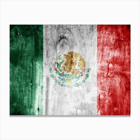 Mexican Flag Canvas Print