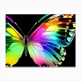 Rainbow Butterfly 1 Canvas Print