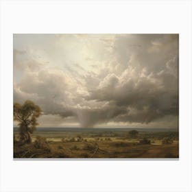 French Country Oil Painting Canvas Print