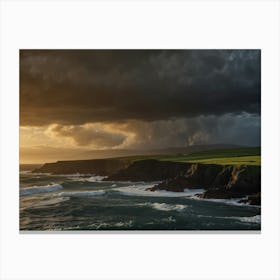 Stormy Sky Over Ireland 1 Canvas Print