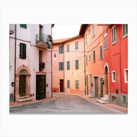 Colorful Streets Of Italy Canvas Print