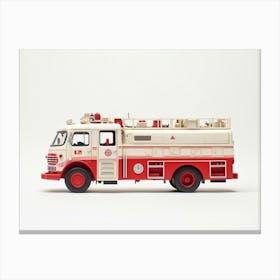 Toy Car Fire Truck Canvas Print