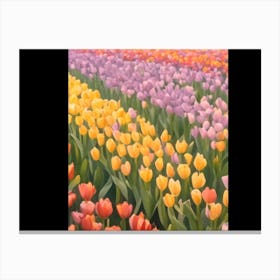 Impressionist Tulips Canvas Print