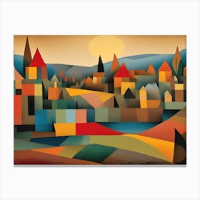 Townscape Canvas Print