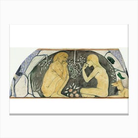 Adam And Eve (1878–1938), Richard Roland Holst Canvas Print