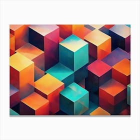 Cubes Canvas Print