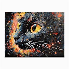 The Coolest Cat In Town 12 Canvas Print