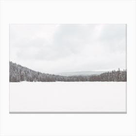 Open Winter Tundra Canvas Print