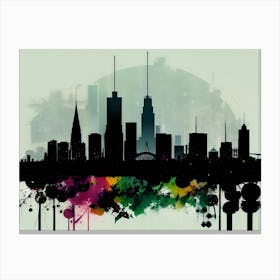 Chicago Skyline 21 Canvas Print
