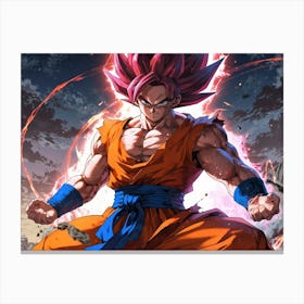 Dragon Ball Z Wallpaper 77 Canvas Print