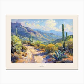Western Landscapes Tucson Arizona 1 Poster Canvas Print