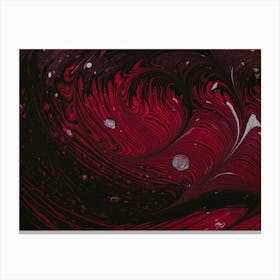 Swirling Red Canvas Print