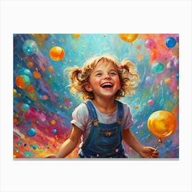 Childish Happiness Canvas Print