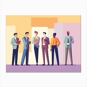 Group Of Business People 1 Canvas Print