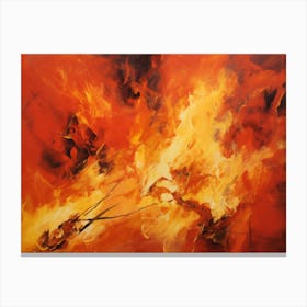 Flames Canvas Print