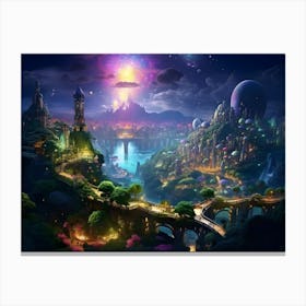 Fairytale City 3 Canvas Print