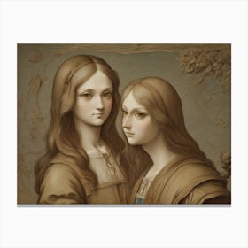 Sisters Of Leonardo Canvas Print