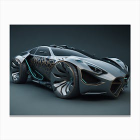 Futuristic Car Concept Canvas Print