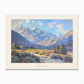 Western Landscapes Sierra Nevada 2 Poster Canvas Print