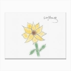 Sunflower Canvas Print