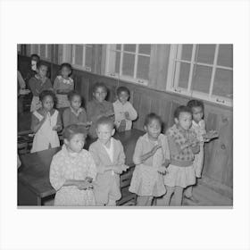 Schoolchildren Singing, Lakeview Project, Arkansas By Russell Lee Canvas Print