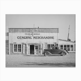 Untitled Photo, Possibly Related To General Store, Pie Town, New Mexico, The Post Office Has Been Moved From Canvas Print