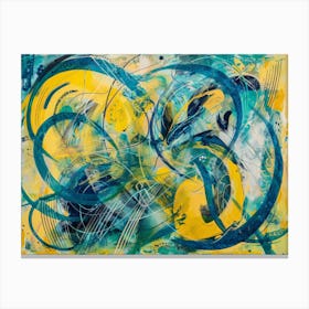 Abstract Painting 1064 Canvas Print