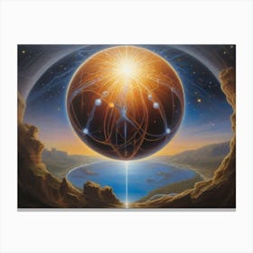 Sphere Of Light Canvas Print