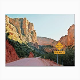 Apache Trail Desert Road Canvas Print