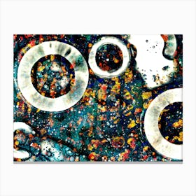 Abstraction Modern Art Stains 1 Canvas Print