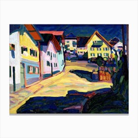 Murnau, Burggrabenstrasse, Wassily Kandinsky Canvas Print