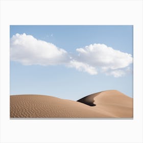 Dune In The Clouds Canvas Print