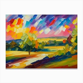 Landscape Painting 12 Canvas Print