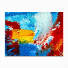 Acrylic Extruded Painting 33 Canvas Print