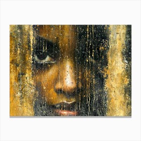 Woman'S Face Canvas Print