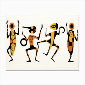 Tribal Dancers Canvas Print
