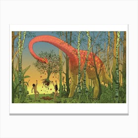 Myth And Science Canvas Print