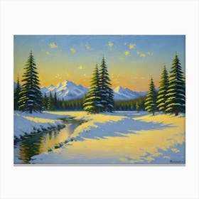 Winter Scene Canvas Print