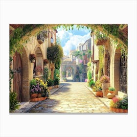 Alleyway 1 Canvas Print