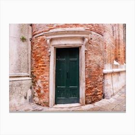 Curved Venetian Doorway Canvas Print