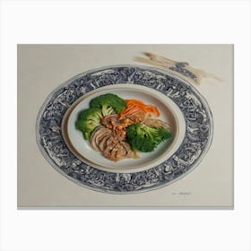 Asian Food Canvas Print