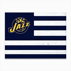 Utah Jazz 3 Canvas Print